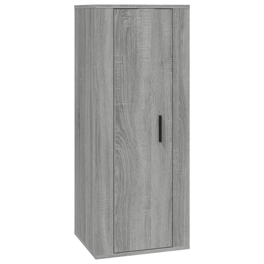 NNEVL Wall Mounted TV Cabinet Grey Sonoma 40x34.5x100 cm