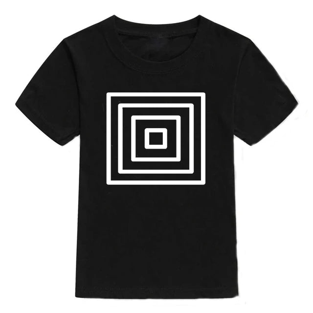 Children's Cotton Skull Print T-shirt 2-10Y