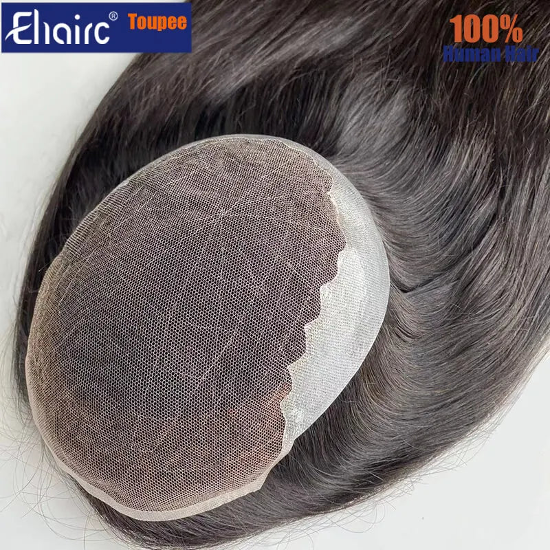 (In stock) Swiss lace Q6 Topper Long Human Hair Topper For Women, Well Blenched Hairline Natural Hair Woman Wigs Can add Clips