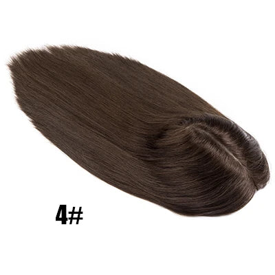 (In stock) Swiss lace Q6 Topper Long Human Hair Topper For Women, Well Blenched Hairline Natural Hair Woman Wigs Can add Clips