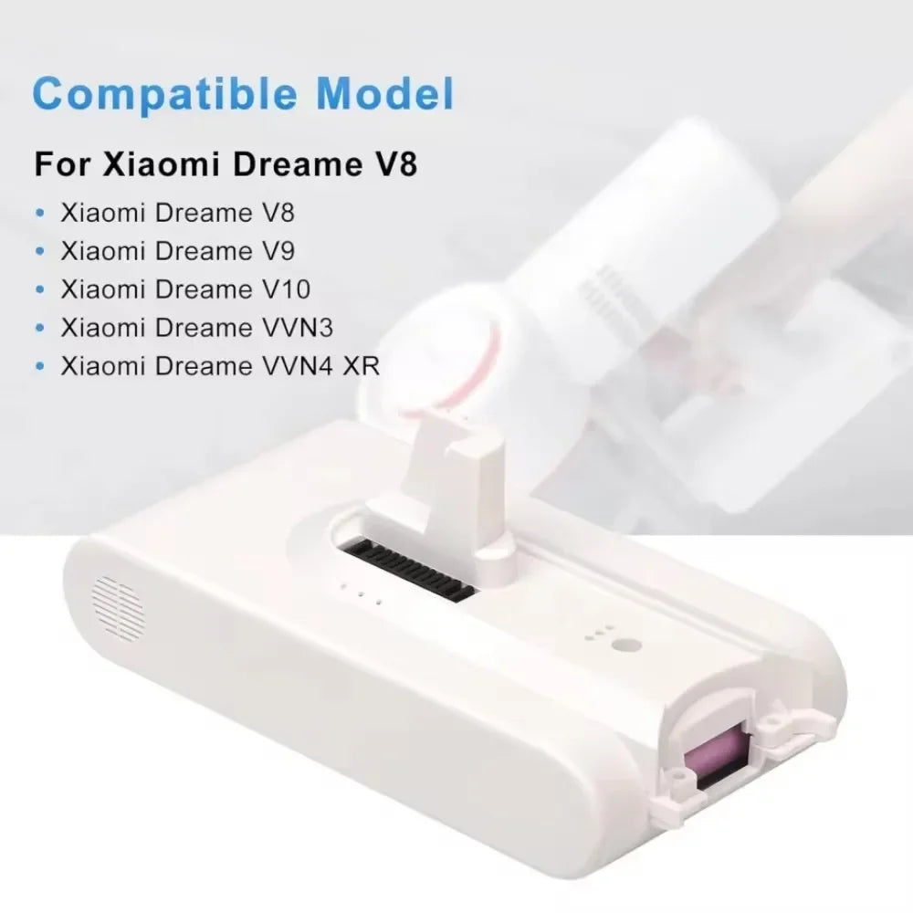 (Origin) 5000mAh Li ion Battery for Dreame V8 V10Pro V9P XR VVN3 VVN5 Handheld Cordless Vacuum Cleaner Parts Replacement Battery