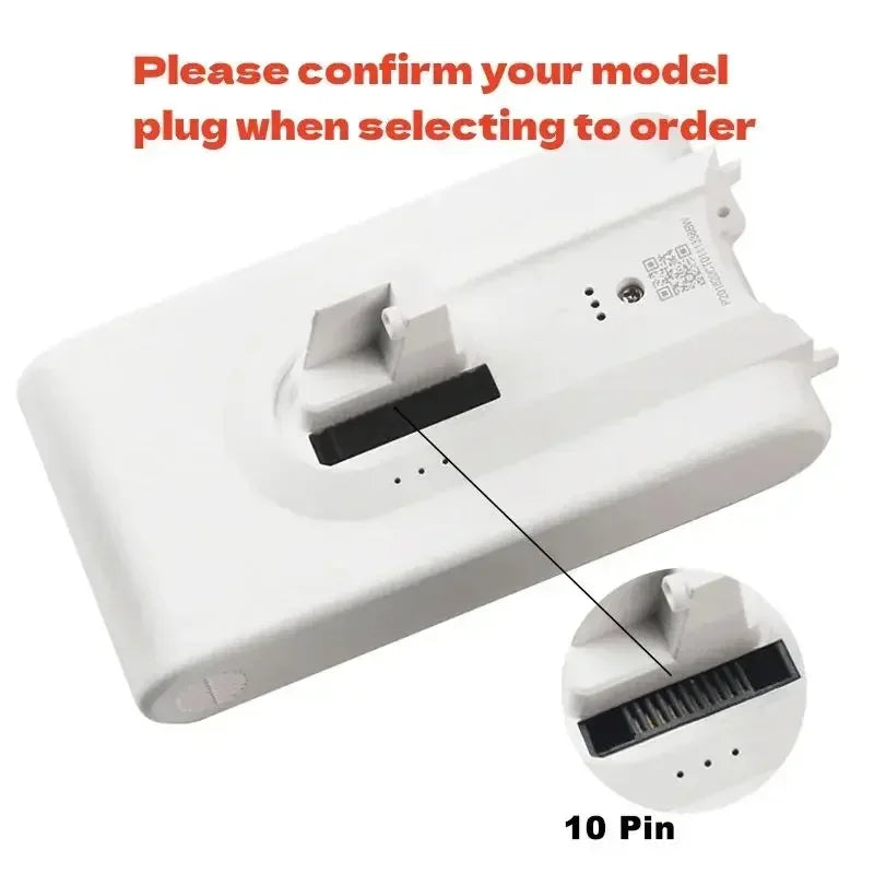 (Origin) 5000mAh Li ion Battery for Dreame V8 V10Pro V9P XR VVN3 VVN5 Handheld Cordless Vacuum Cleaner Parts Replacement Battery