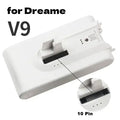(Origin) 5000mAh Li ion Battery for Dreame V8 V10Pro V9P XR VVN3 VVN5 Handheld Cordless Vacuum Cleaner Parts Replacement Battery