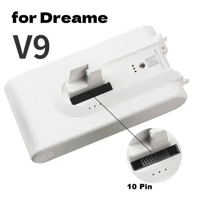 (Origin) 5000mAh Li ion Battery for Dreame V8 V10Pro V9P XR VVN3 VVN5 Handheld Cordless Vacuum Cleaner Parts Replacement Battery