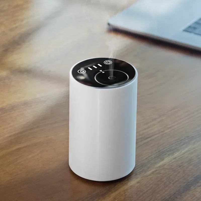 Waterless Essential Oil Diffuser Nebulizing Diffuser Battery & Portable Smart Car Air Fresheners Cold Mist Aromatherapy Diffuser