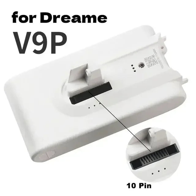 (Origin) 5000mAh Li ion Battery for Dreame V8 V10Pro V9P XR VVN3 VVN5 Handheld Cordless Vacuum Cleaner Parts Replacement Battery