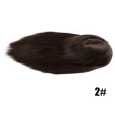 (In stock) Swiss lace Q6 Topper Long Human Hair Topper For Women, Well Blenched Hairline Natural Hair Woman Wigs Can add Clips