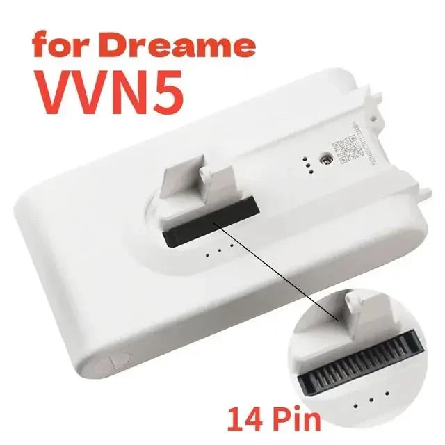(Origin) 5000mAh Li ion Battery for Dreame V8 V10Pro V9P XR VVN3 VVN5 Handheld Cordless Vacuum Cleaner Parts Replacement Battery