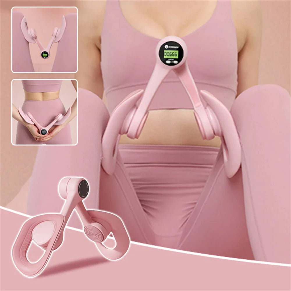 Portable Hip Trainer Adjustable Multifunctional Counting Non-Slip Comfortable Pelvic Floor Muscle Trainer  Trimmer Inner Thigh