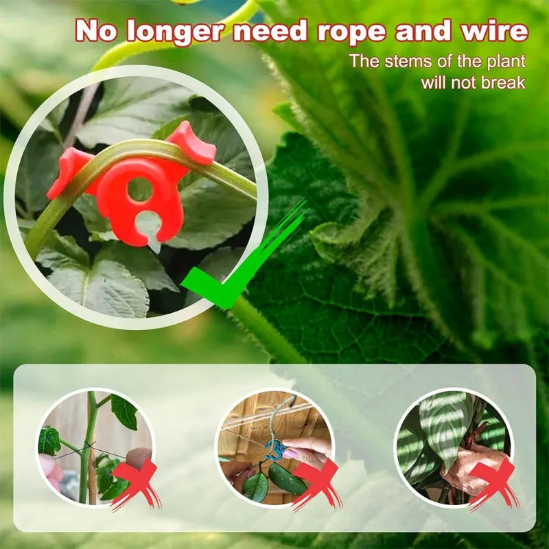 10-100PCS 90 Degree Plant Benders Reuseable Plant Growth Trainer Low Stress Training Clip Plant Stem Bender Control Accessories