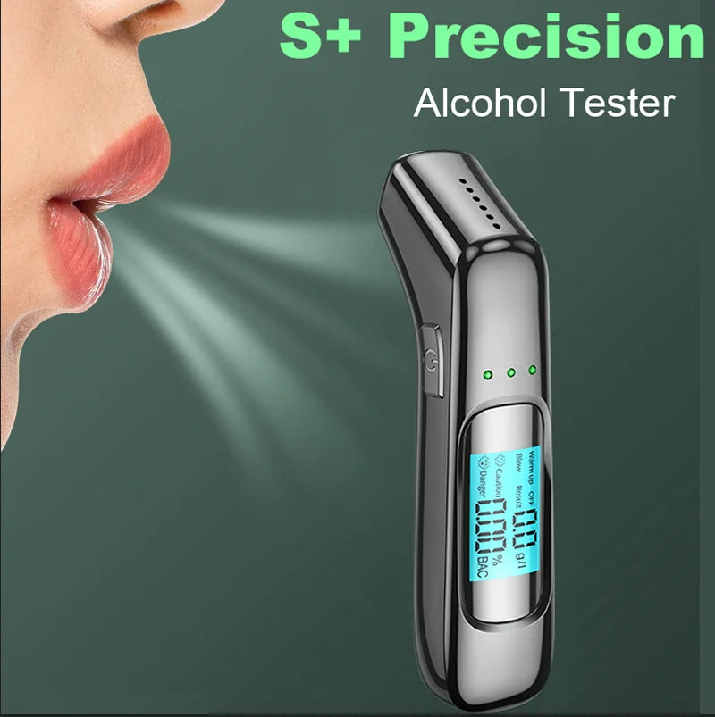 Portable Breathalyzer Alcohol Tester LCD