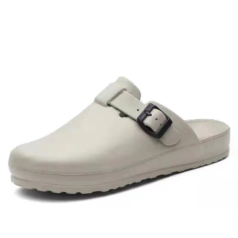 Pallene Women Men Working Slippers Shoes Nurses Soft Eva Clogs Slides Anti-Slip Operating Room Lab Waterproof Medical Slippers