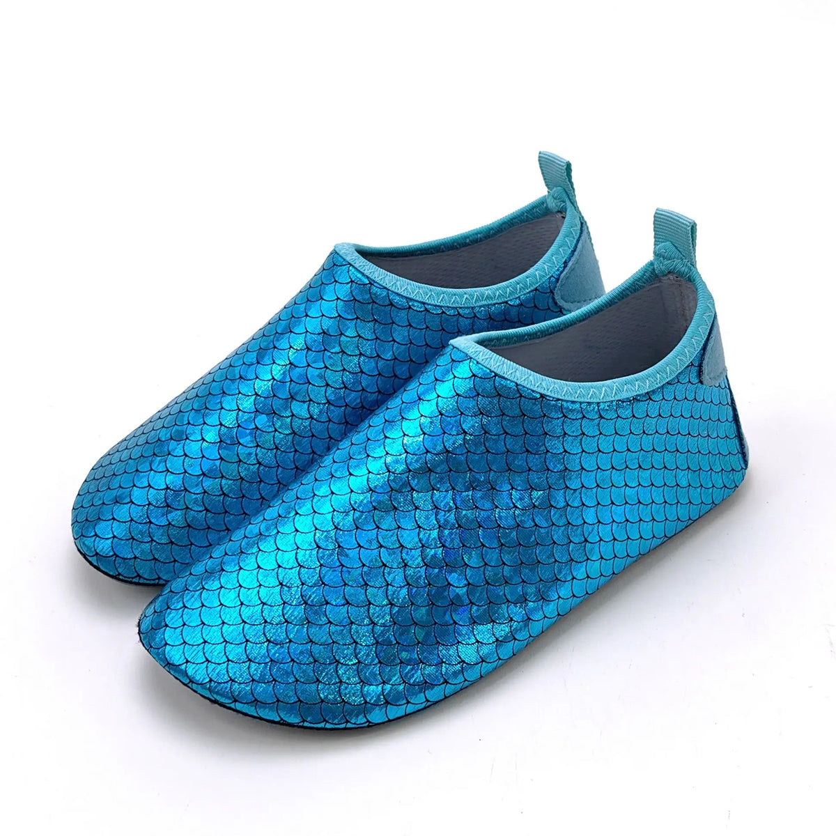 Mermaid Scale Girls Aqua Shoes Summer Bling Children Beach Swimming Shoes New Princess Anti Slip Soft Toddler Kids Slippers