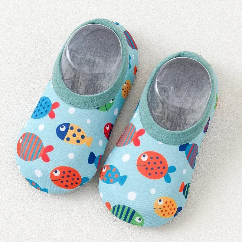 Children Beach Shoes Baby Soft Floor Indoor Slipper Snorkeling Swim Socks Boys and Girls Anti-slip Home Barefoot Kids Slippers