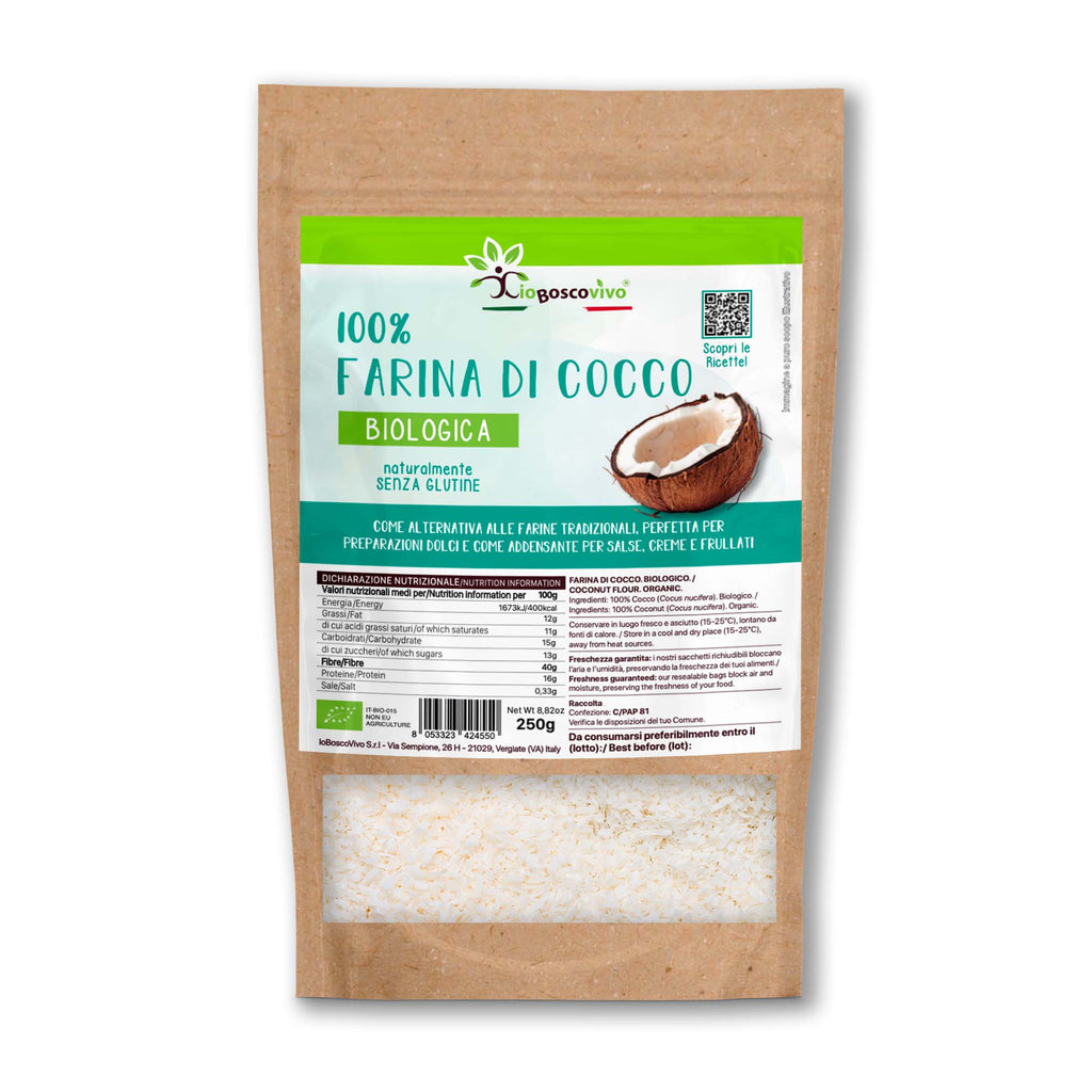 Organic Coconut Flour Gluten-Free 250g