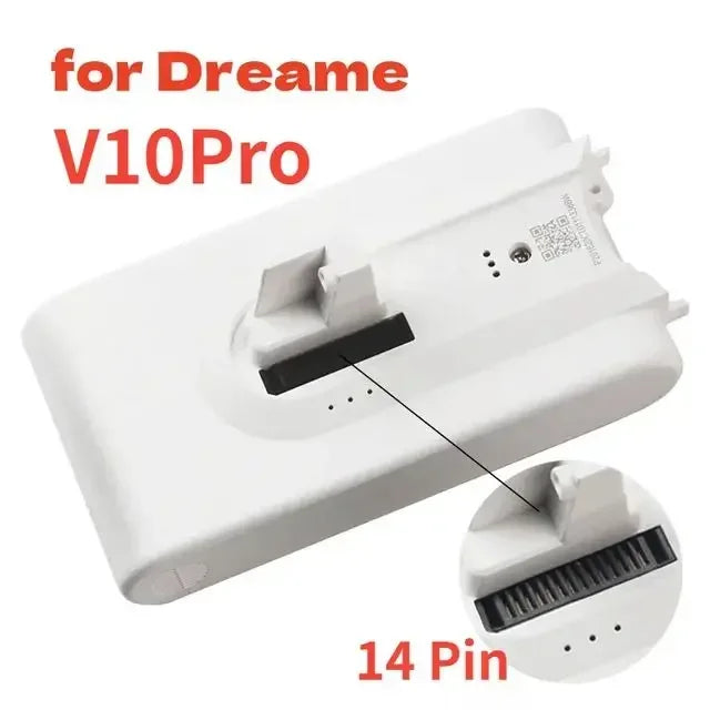 (Origin) 5000mAh Li ion Battery for Dreame V8 V10Pro V9P XR VVN3 VVN5 Handheld Cordless Vacuum Cleaner Parts Replacement Battery
