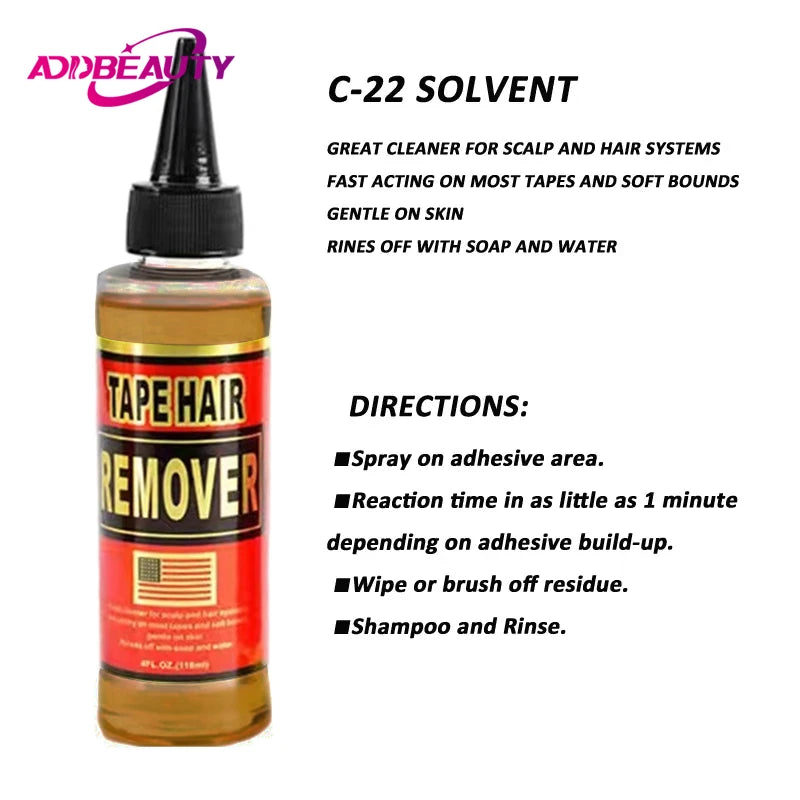 0.5oz Walker Tape Ultra Hold Lace Front Wig Glue Waterproof Glue for Lace With Brush C-22 Hair Solvent Tape Adhesives Remover