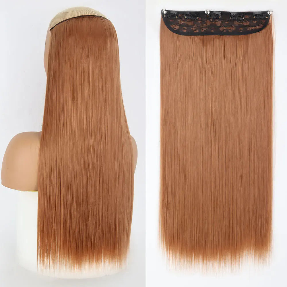 Synthetic Clip In Hair Extensions 80cm Long