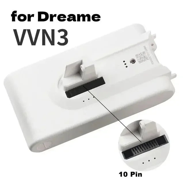 (Origin) 5000mAh Li ion Battery for Dreame V8 V10Pro V9P XR VVN3 VVN5 Handheld Cordless Vacuum Cleaner Parts Replacement Battery