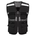 Summer Thin Mesh Vest Outdoor Sports for Jackets Bigsize Sleeveless Vest Multi Pockets Casual Work Wear Camping Fishing Vests