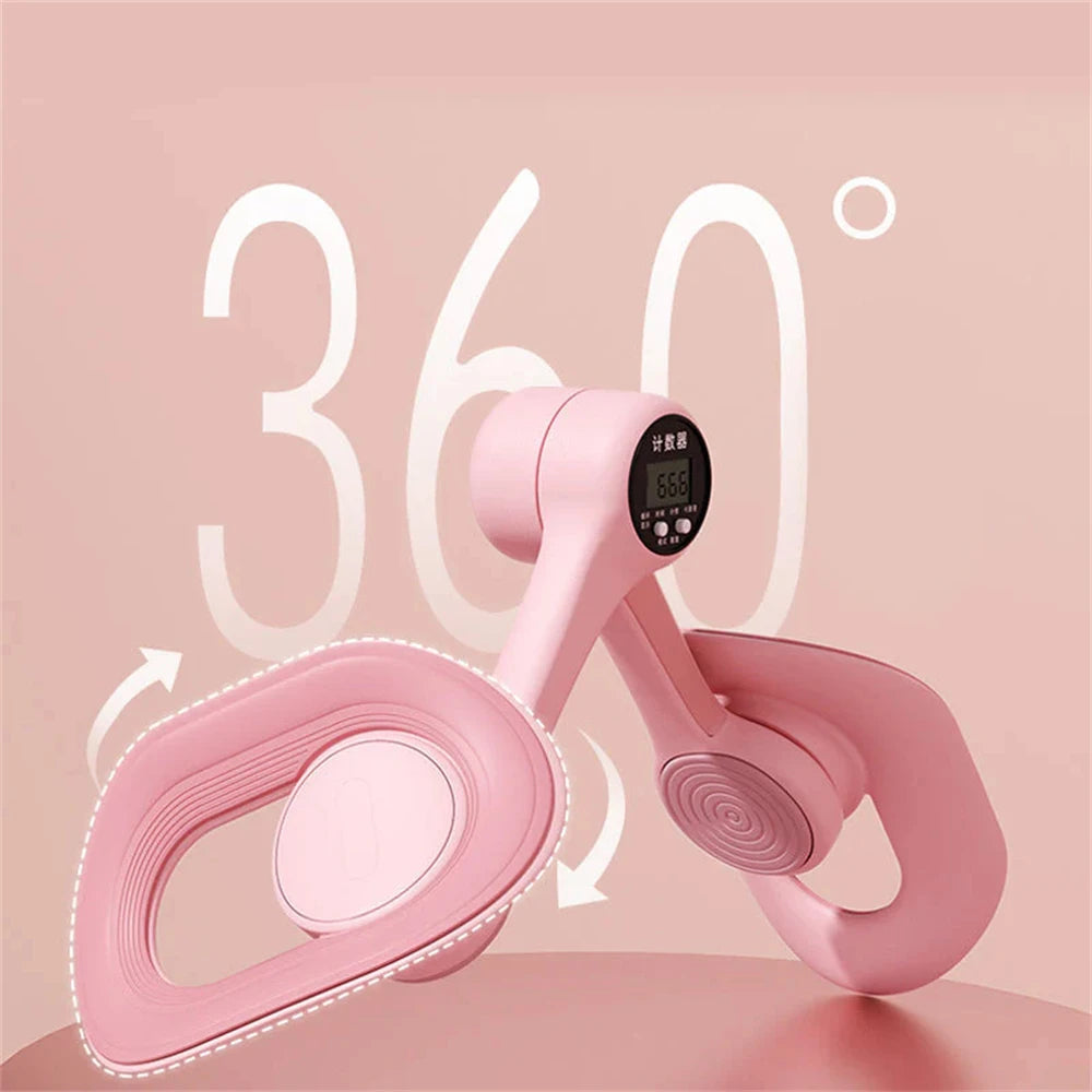  Portable Hip Trainer Adjustable Multifunctional Counting Non-Slip Comfortable Pelvic Floor Muscle Trainer  Trimmer Inner Thigh