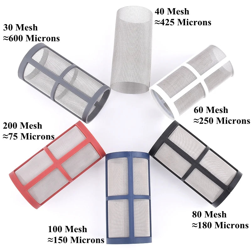 1/2" 3/4" 1" Garden Watering Irrigation Filter Aquarium Water Pump Inlet Water 30-200 Mesh Strainer Household Water Pipe Filter