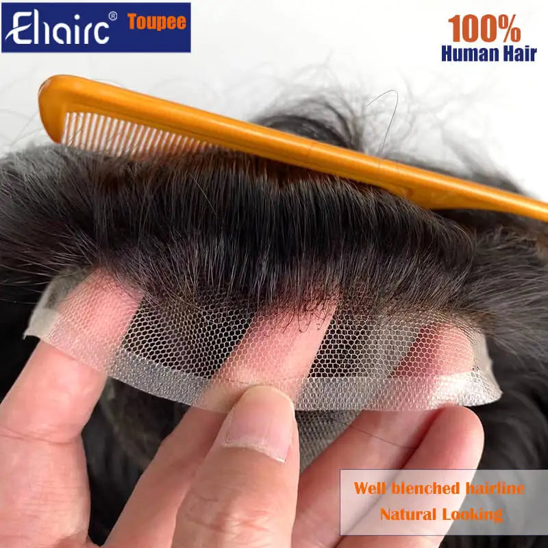 (In stock) Swiss lace Q6 Topper Long Human Hair Topper For Women, Well Blenched Hairline Natural Hair Woman Wigs Can add Clips
